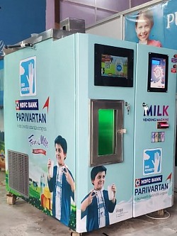 Milk Vending Machine Under CSR HDFC